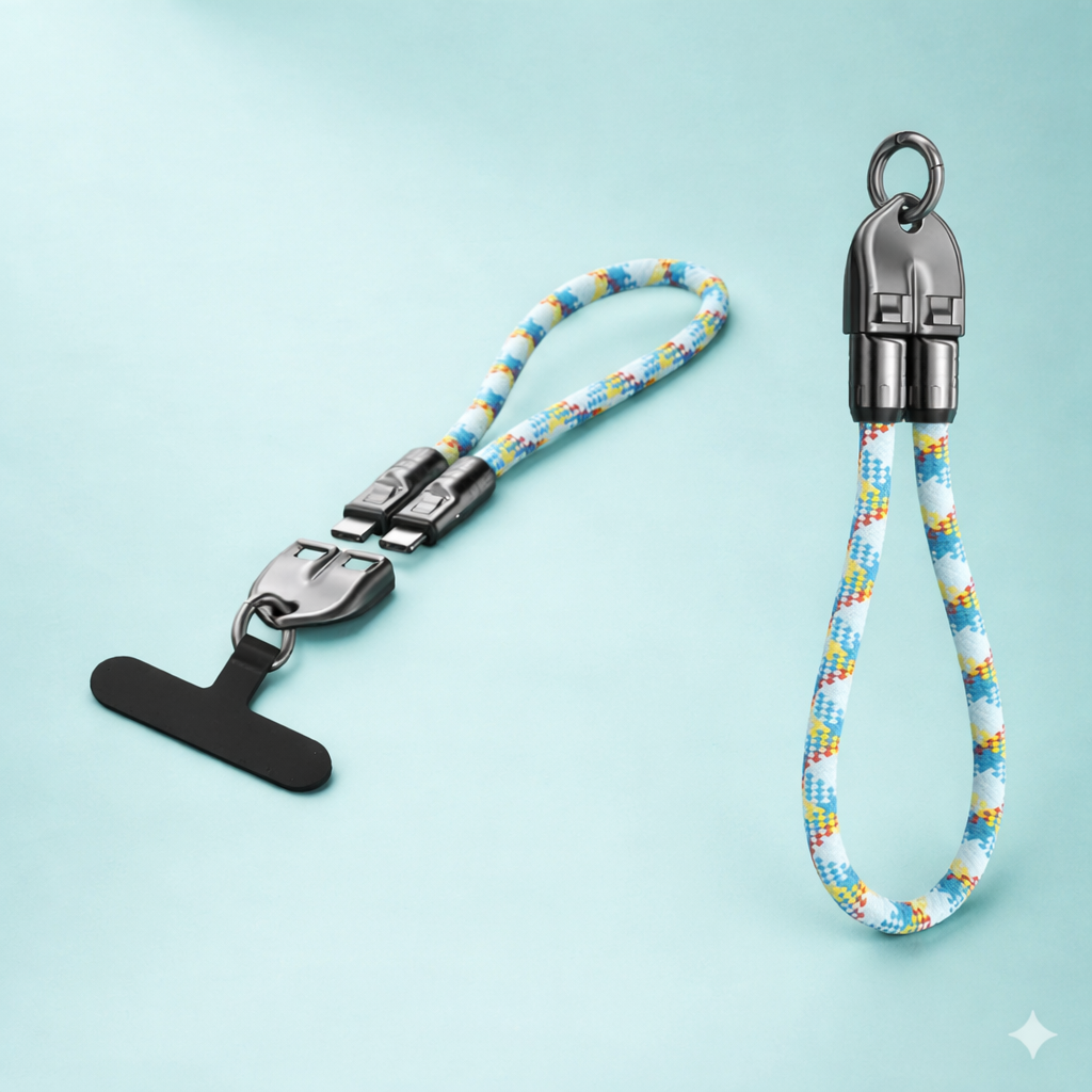 Cordón para celular con carga y seguridad